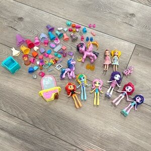 My little pony and Polly pocket toys